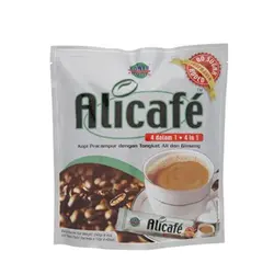 قهوه علی کافه بدون شکر Alicafe 4in1 بسته 20 عددی