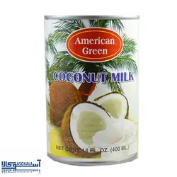 شیر نارگیل امریکن گرین وزن 400 میل