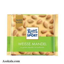 شکلات بادام سفید ریتر اسپورت Ritter SPORT وزن 100 گرم