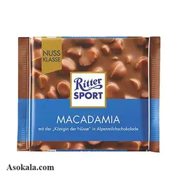 شکلات ماکادامیا ریتر اسپورت Ritter SPORT MACADAMIA وزن 100 گرم