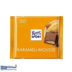 شکلات کاراملی ریتر اسپرت مدل karamell-mousse وزن 100 گرم