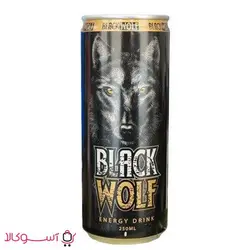 نوشابه انرژی زا بلک ولف حجم 250 میلی لیتر