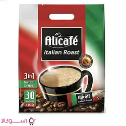 کافی میکس علی کافه مدل italian roast بسته 30 عددی