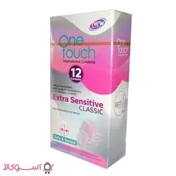 کاندوم وان تاچ مدل extra sensitive بسته 12 عددی