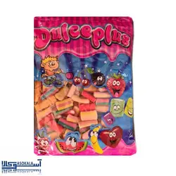 پاستیل دولچه پلاس طرح مکعبی رنگی وزن ۱ کیلوگرم