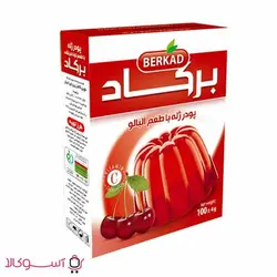 پودر ژله برکاد با طعم آلبالو وزن 100 گرم