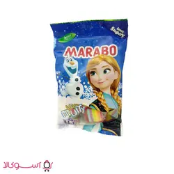 پاستیل لقمه ای مارابو مدل mix fruity go nutri حجم 100 گرم