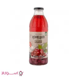 آب میوه هوم لند مدل زغال اخته حجم یک لیتر