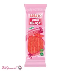 پاستیل نواری ببتو مدل happy strawberry حجم 190 گرم