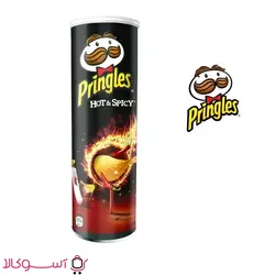 چیپس پرینگلز مدل hot and spicy حجم 165 گرم