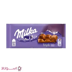 شکلات میلکا مدل triple وزن 80 گرم