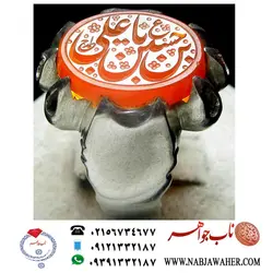 انگشتر خطی یا حسین بن علی ع کد 5032