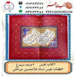کتاب نفیس عرصه سیمرغ قطعات نفیس استاد غلامحسین میرخانی