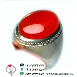 انگشتر عقیق سرخ یمنی