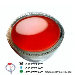 انگشتر عقیق سرخ یمنی