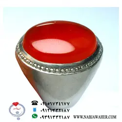 انگشتر عقیق سرخ یمنی