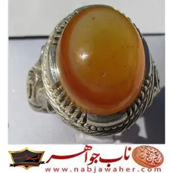 انگشتر عقیق سلیمانی کد 5447