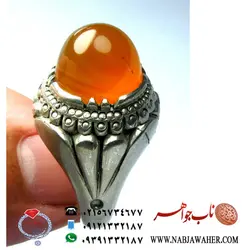انگشتر عقیق فاخر کد 263
