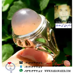 انگشتر عقیق یمنی سوسنی خالدار کد 5200