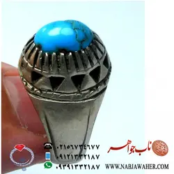 انگشتر فیروزه شجری نیشابور کد 154