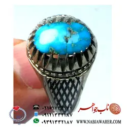 انگشتر فیروزه شجری نیشابور کد 317