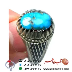 انگشتر فیروزه شجری نیشابور کد 317