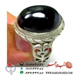 انگشتر لعل بنفش کد501