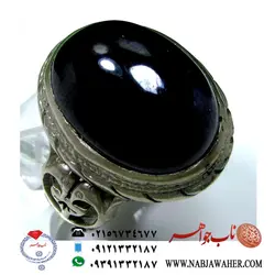 انگشتر لعل بنفش کد501