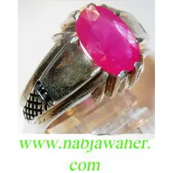 انگشتر یاقوت سرخ کد 652