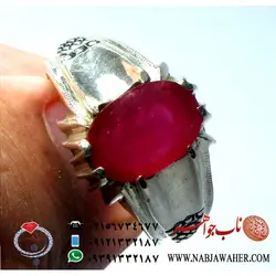 انگشتر یاقوت سرخ کد 652