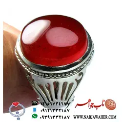 عقیق سرخ یمنی کد 1717