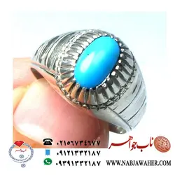 انگشترفیروزه نیشابور رکاب نقره