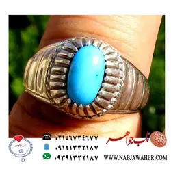 انگشترفیروزه نیشابور رکاب نقره