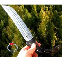 کارد شکاری دولب زنجان موزه ای دستساز و امضادار