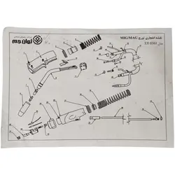 انبر تورچ جوشکاری CO2 توان جم مدل MAXI 4000