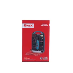 فرز مینیاتوری شارژی رونیکس 122 پارچه 3.6 ولت مدل 3420 ا Ronix Mini Grinder 3420