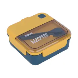 ظرف غذا به همراه قاشق و چنگال حجم 1000