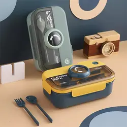ظرف غذا به همراه قاشق و چنگال حجم 1100
