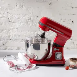 همزن کاسه ای حرفه ای کوک پلاس Quieck chef 1001 قرمز