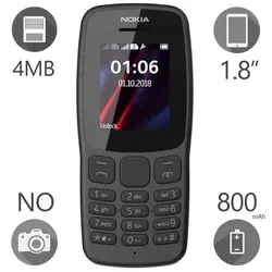 Nokia 106 Dual sim_ Fa (گارانتی 18 ماه شرکتی)