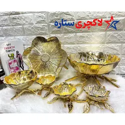 سرویس پذیرایی ۴ پارچه لوتوس (جنس الومینیوم)