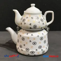 کتری و قوری 3 لیتری لعابی MASTER مستر ساخت ایران با کیفیت عالی و گارانتی