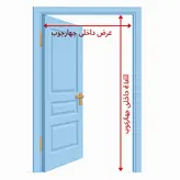 درب mdf با روکش PVC 121