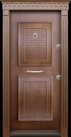 درب ضد سرقت طرح دوقاب ابرویی کد ۳۰۱۶