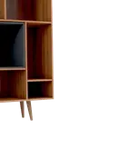 کتابخانه طوسی قهوه ای ام دی اف با کیفیت عالی مدل L.005