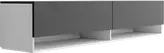 شلف دیواری تلویزیون ام دی اف طوسی سفید مدل W.B007