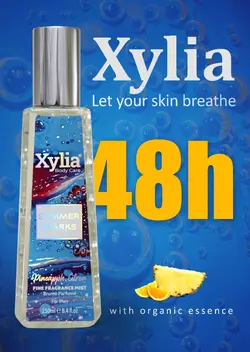 میست بدن و مو مردانه Xylia مدل Summer Sparks با رایحه آناناس و لیمو 250 میل