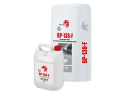 پوشش محافظتی و دکوراتیو برنا مدل BP-138-F اصلاح‌شده با پلیمر اکریلیک (سیمان لاستیکی)