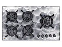 اجاق گاز صفحه‌ای پنج شعله درخشان مدل G629