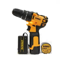 دریل چکشی شارژی 24 ولت دیوالت dewalt